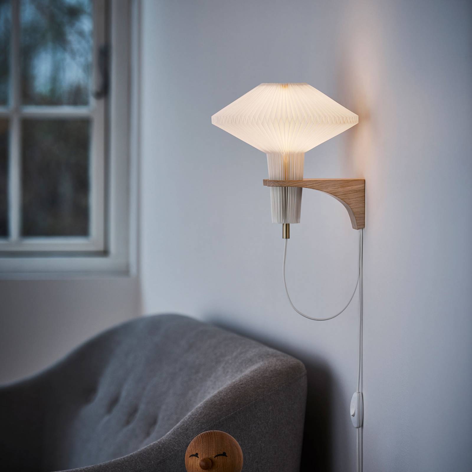 LE KLINT Wandleuchte The Mushrom, Eichenholz günstig online kaufen