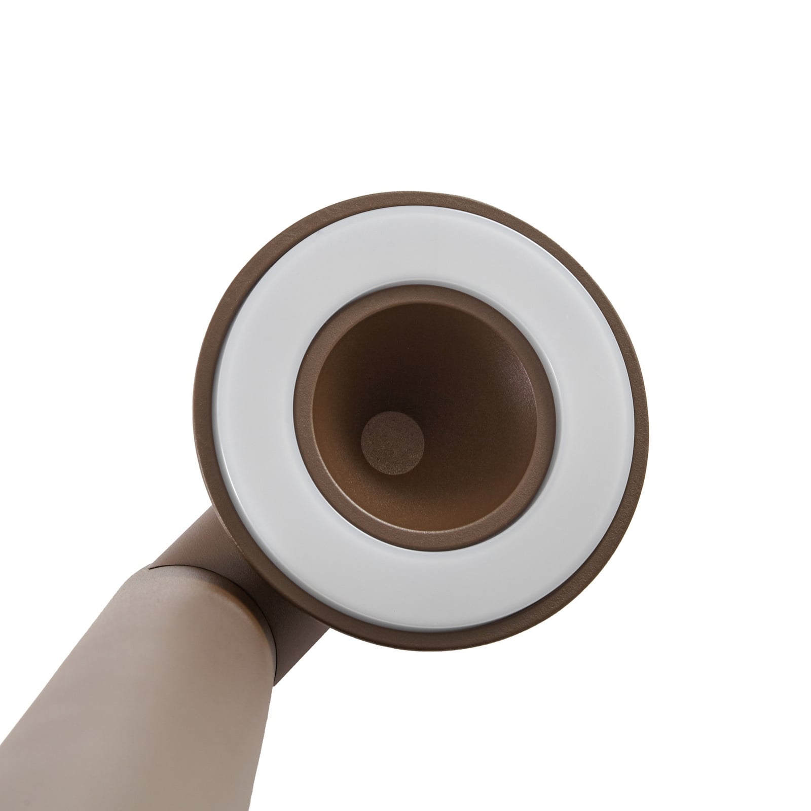 Soran LED ösvény világítás, fém, magasság 60 cm, barna, IP44 – Lindby