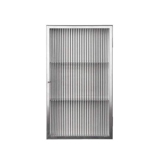 Haze seinäkaappi, lasi/ruostumaton teräs, korkeus 60 cm - ferm LIVING 