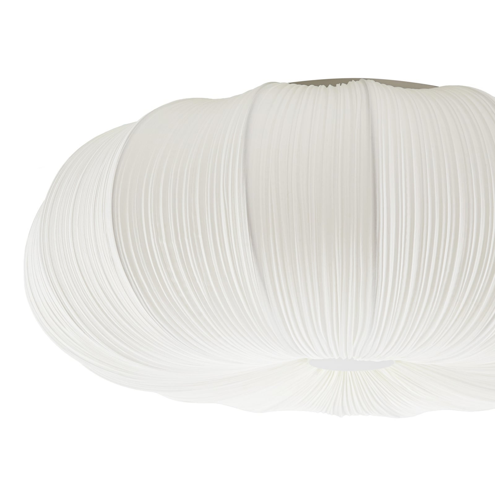 Lampa sufitowa Marielle, 3 x E27, tkanina, Ø 55 cm, biała – Lindby Lampa sufitowa Marielle, 3 x E27, tkanina, Ø 55 cm, biała – Lindby
