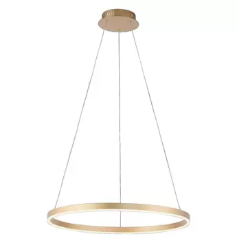 LED-Pendelleuchte Circle, gold, 39 Ø cm