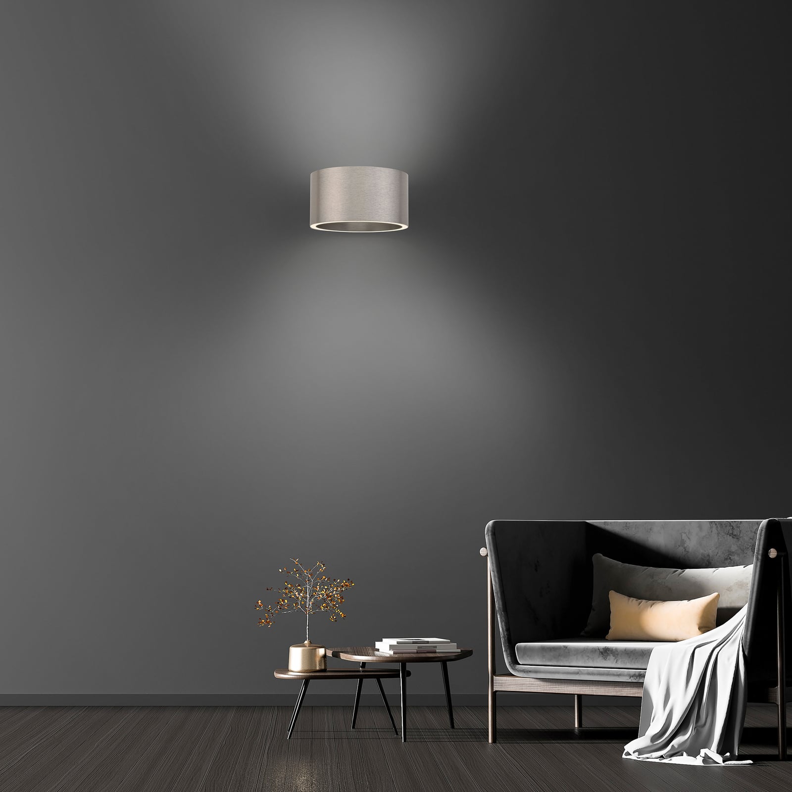 Clipse LED-Wandleuchte, diamond, Ø 15 cm - PURE Clipse LED-Wandleuchte, diamond, Ø 15 cm - PURE