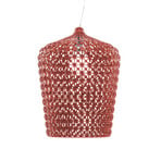 Kartell Kabuki pendant light, burgundy red, Ø 50 cm