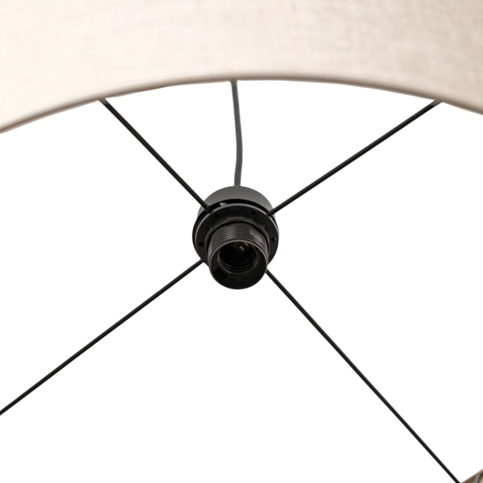 Moby Nature floor lamp with textile shade