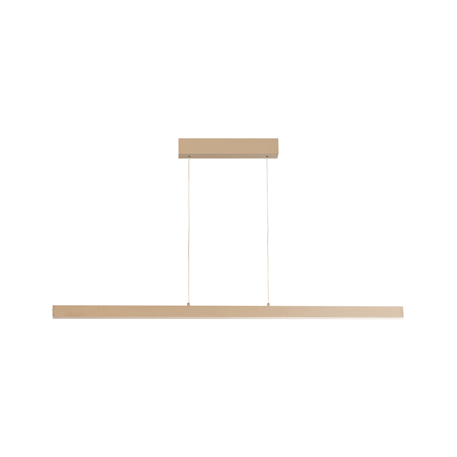 LED piekaramā lampa Silvano, smilškrāsā, garums 115 cm, CCT, pieskāriena