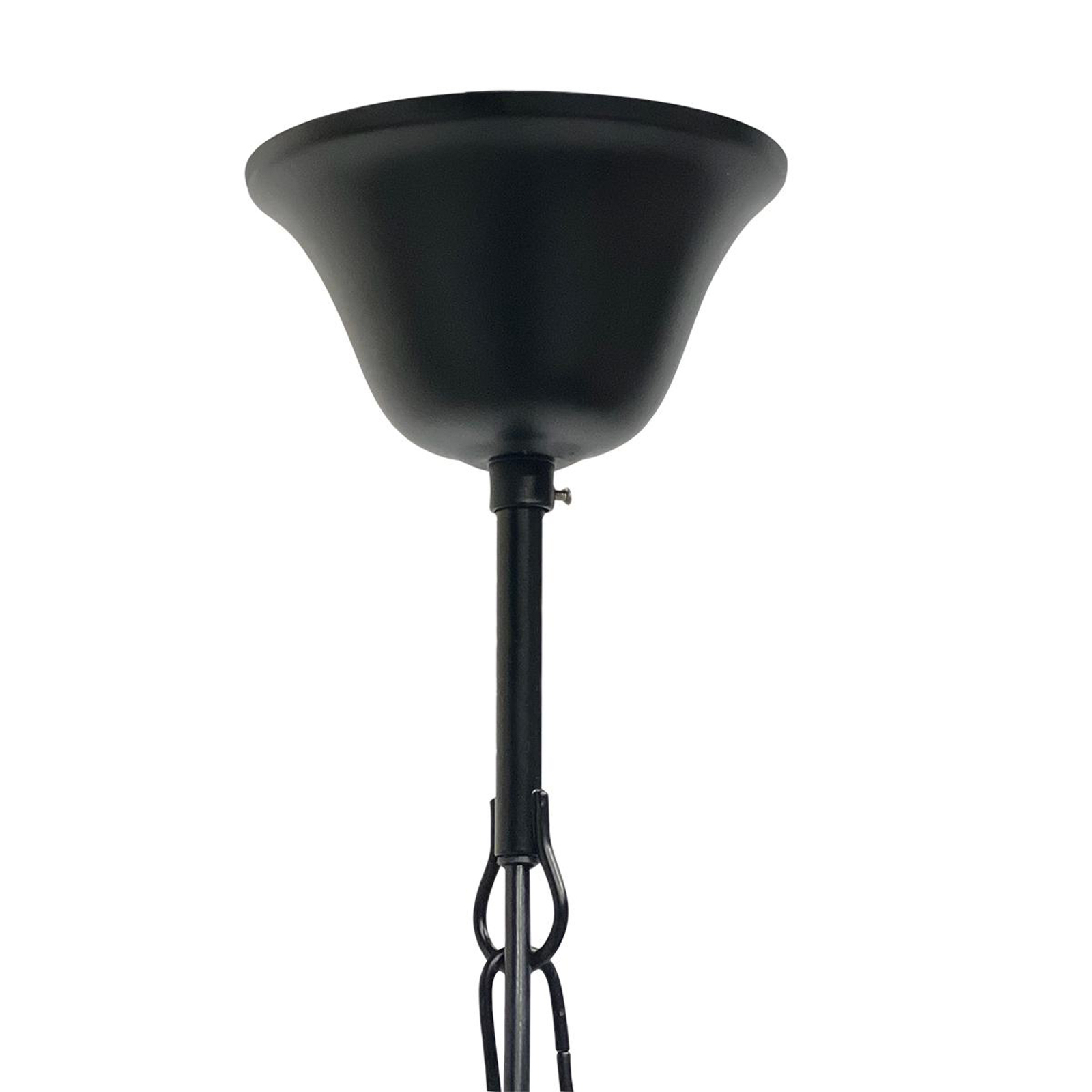 Candeeiro suspenso Pimpernel, Ø 32 cm, preto