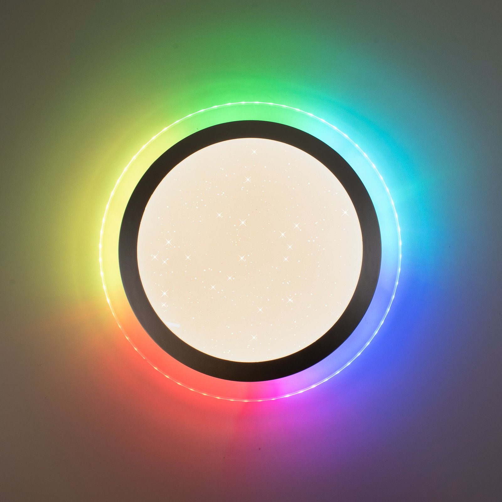 LED stropna svetilka Cyba Stars CCT RGB-Sidelight