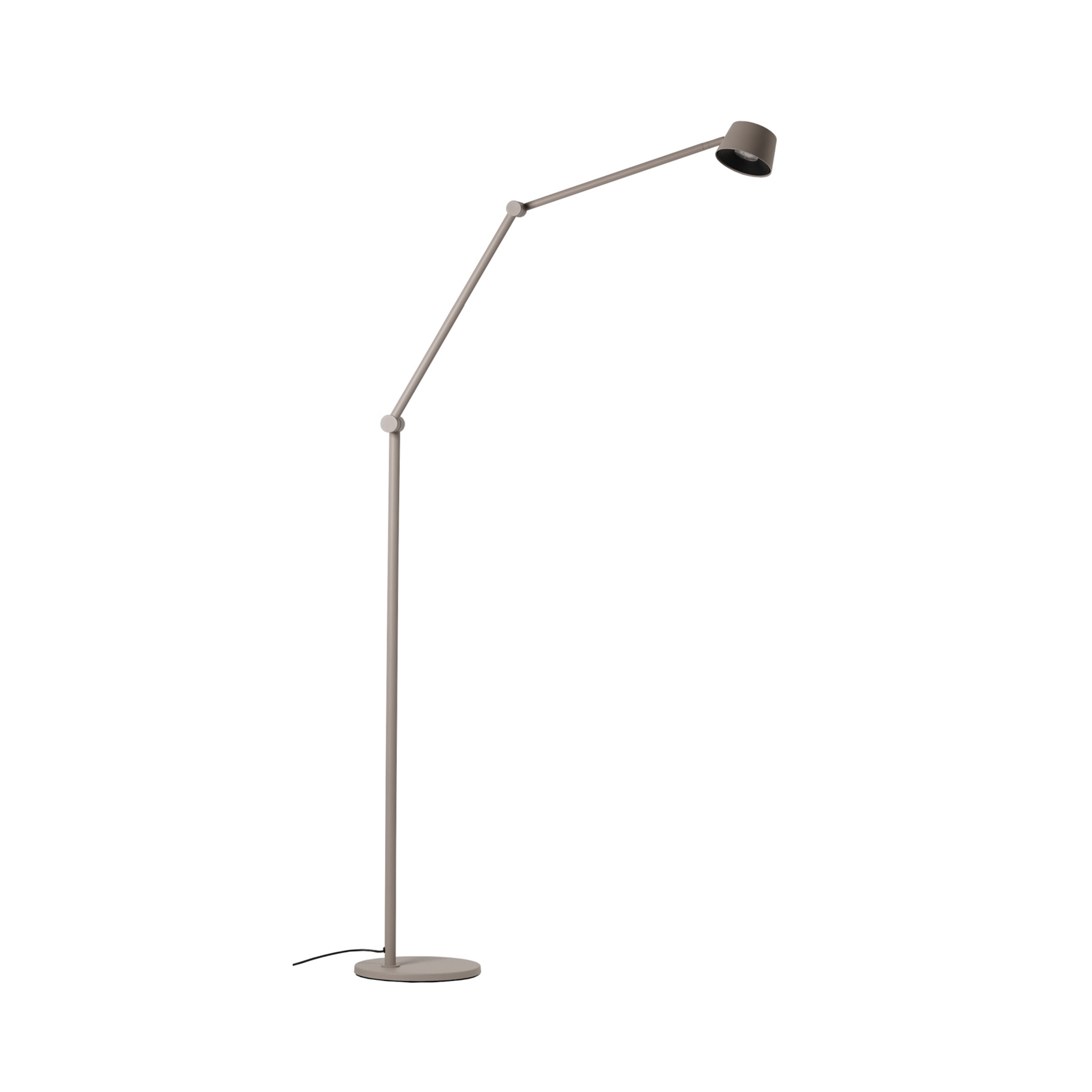 LED stojacia lampa Direction F2, matná sivá, výška 130 cm – Antidark