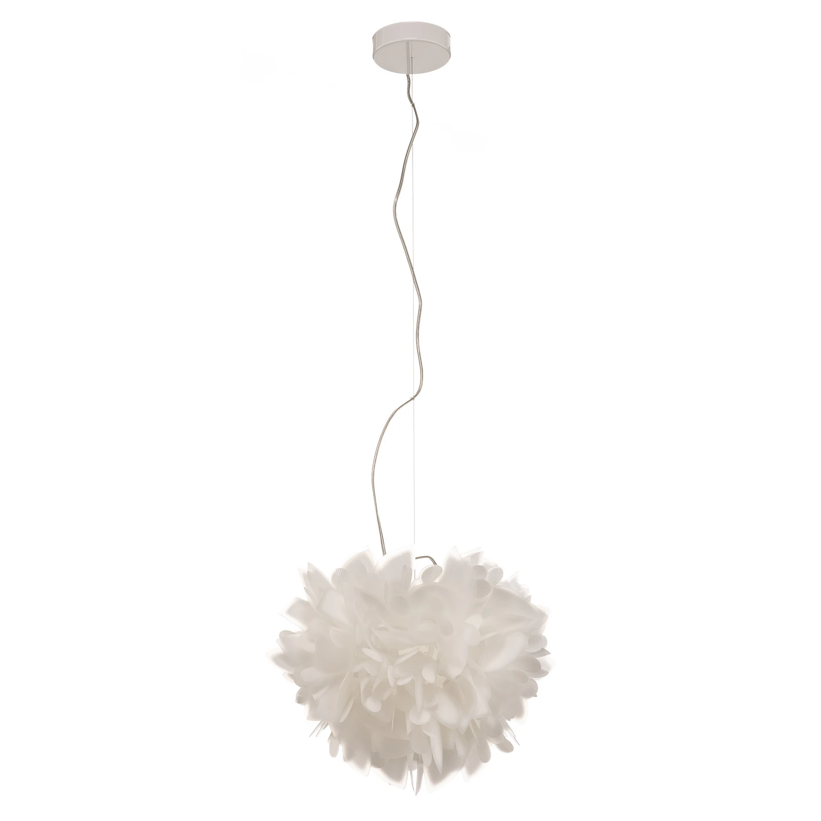Slamp Veli Foliage Hängelampe weiß-transp. Ø 45cm
