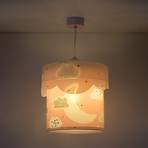 Hanglamp Moon, 1-lamp, roze
