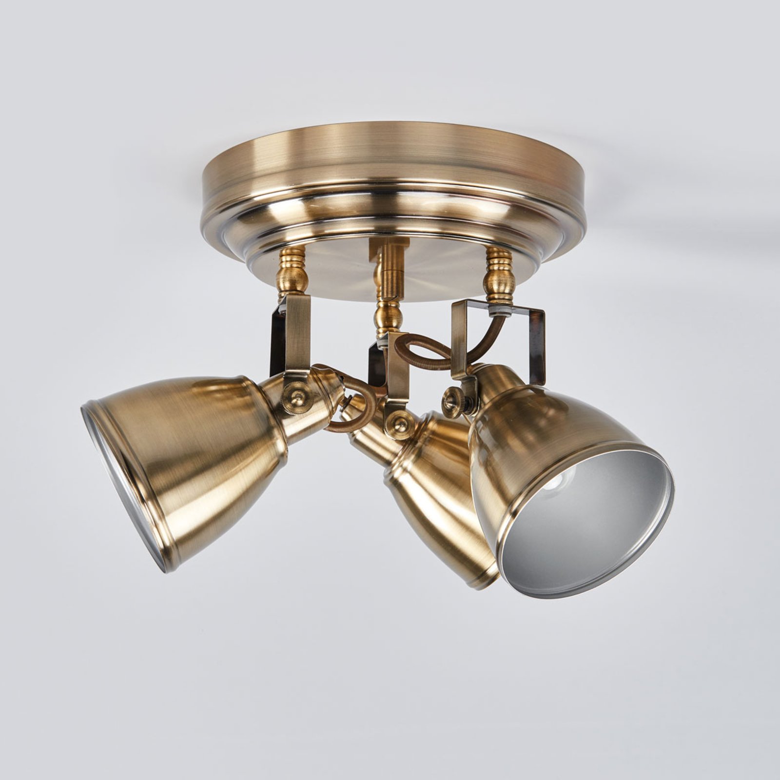 Fjällbacka 3 Loftlampe Antique Brass - Markslöjd