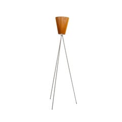 Oslo Wood Lámpara de Pie Acero/Caramel - Northern