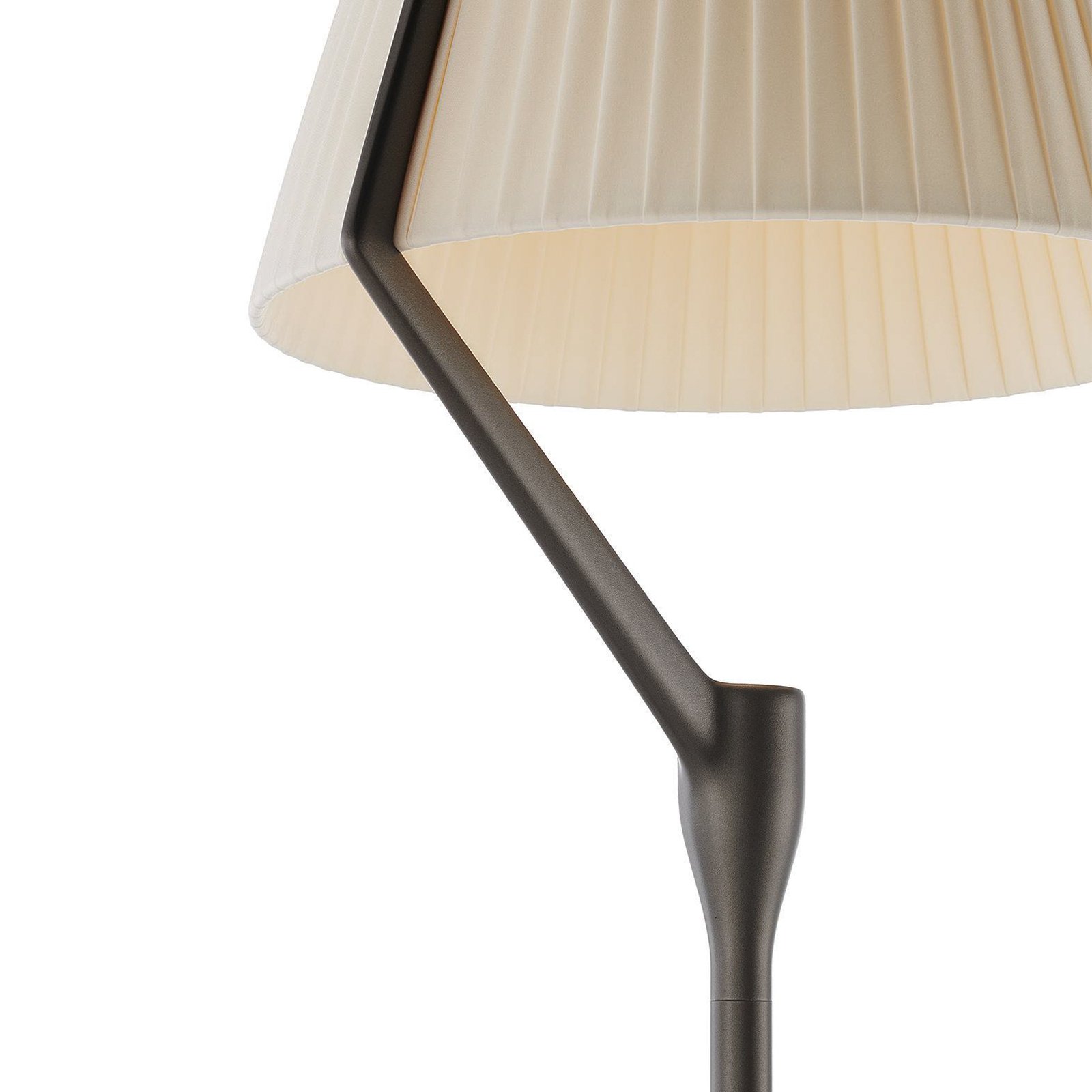 Kartell LED-Tischleuchte Angelo Stone, titan, dimmbar