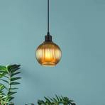 Hanglamp Zumba, groen, Ø 15 cm, glas