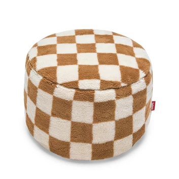 Point Pouf Teddy Chess Almond Crème - Fatboy®