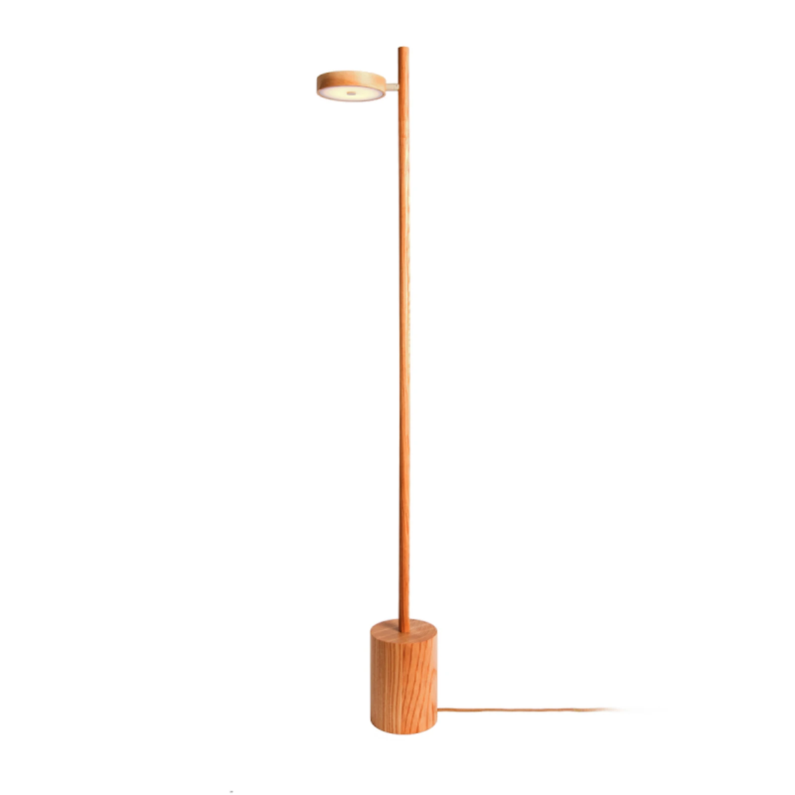 GOOD & MOJO Okinawa LED podna lampa, 1 sjenilo, prirodna, 146 cm, drvo