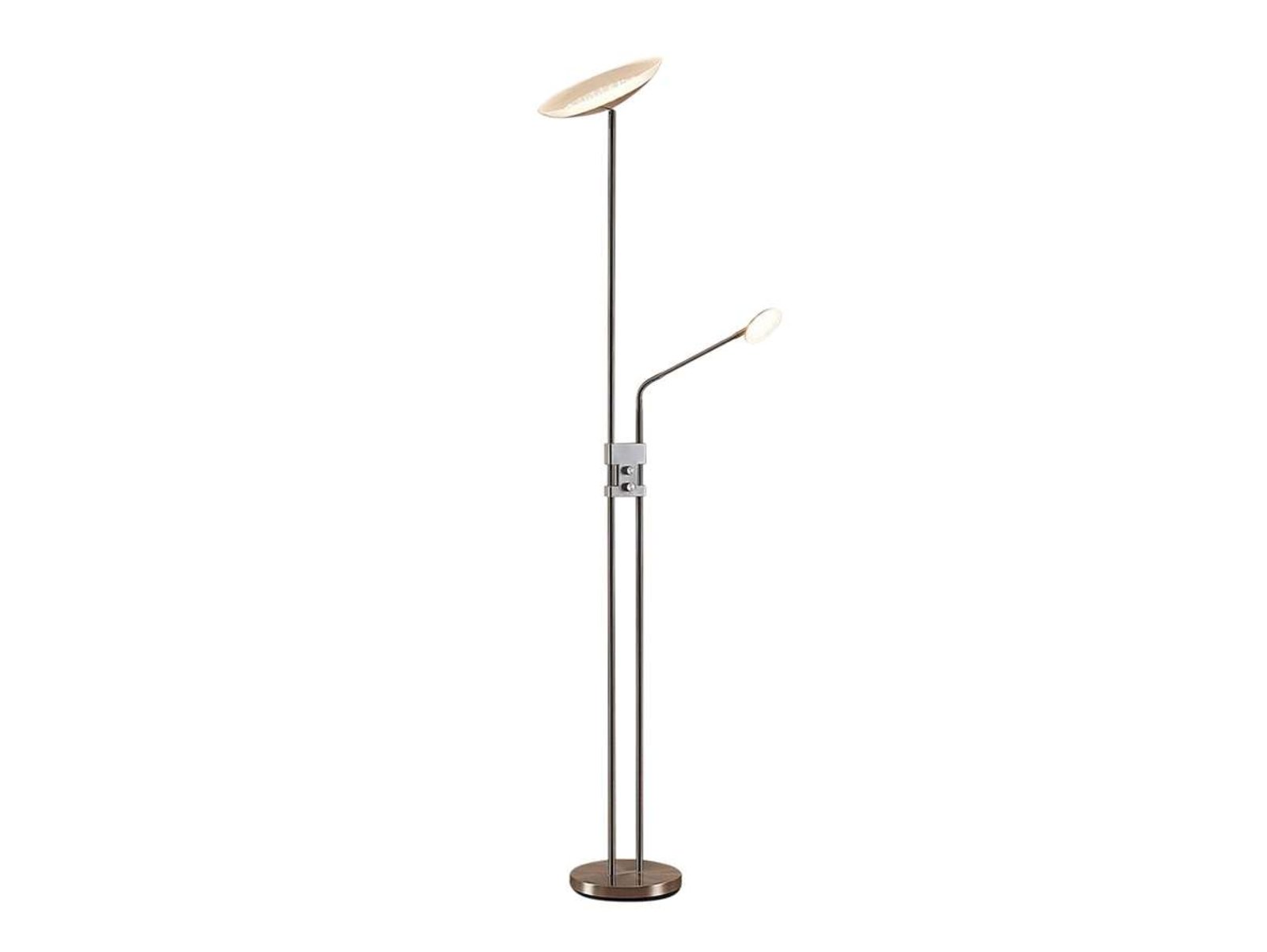 Jonne LED Golvlampa Satin Nickel - Lindby