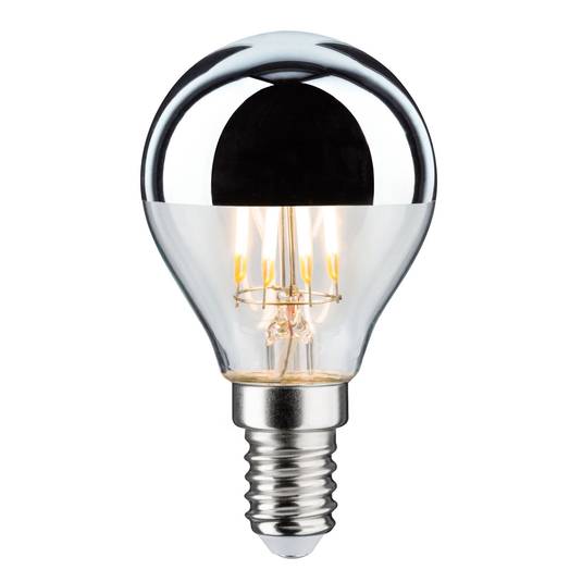 Lampă cu LED E14 827 oglindă cu cap argintiu 4.8W dimabilizabilă