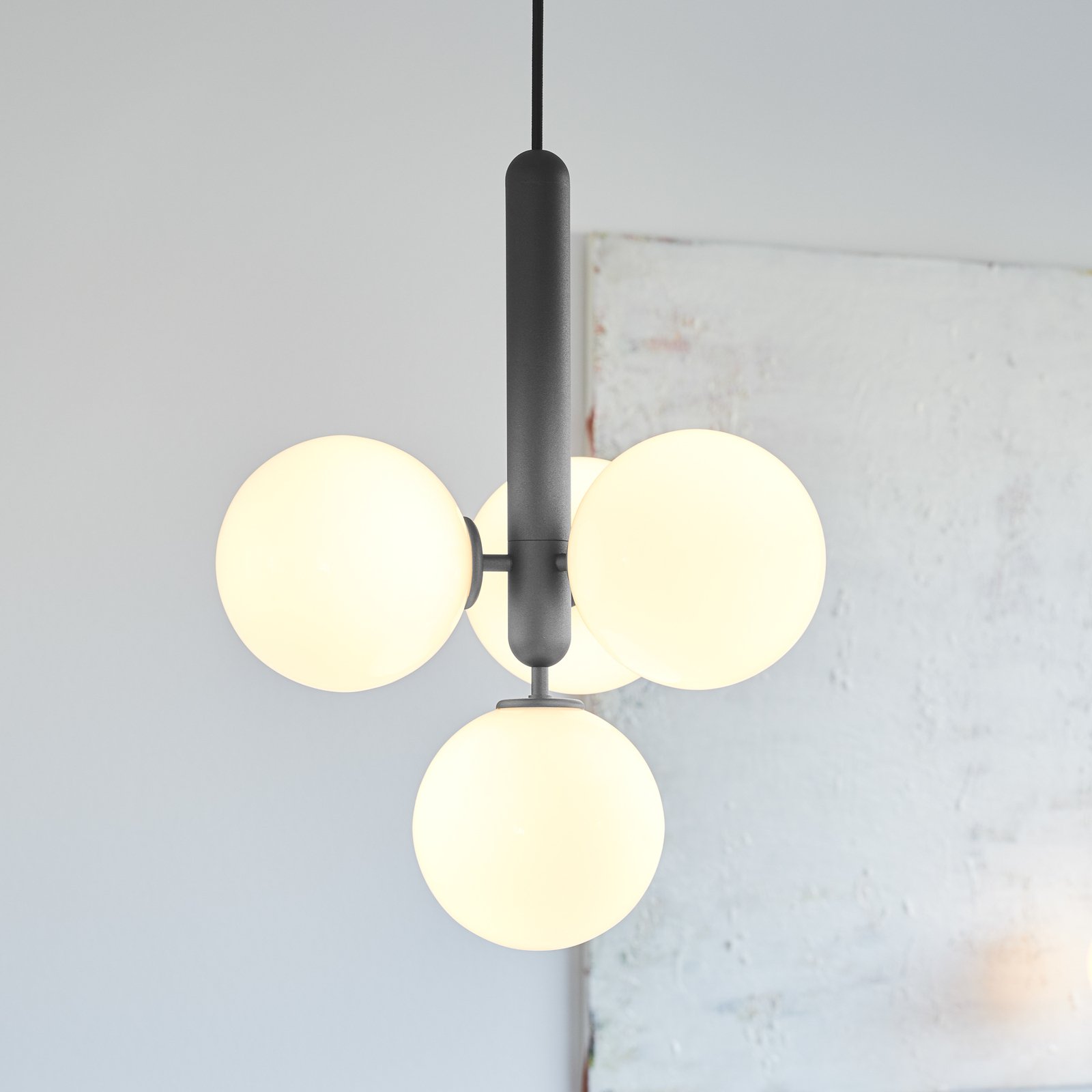Miira 4 Csillár Rock Grey/Opal White - Nuura