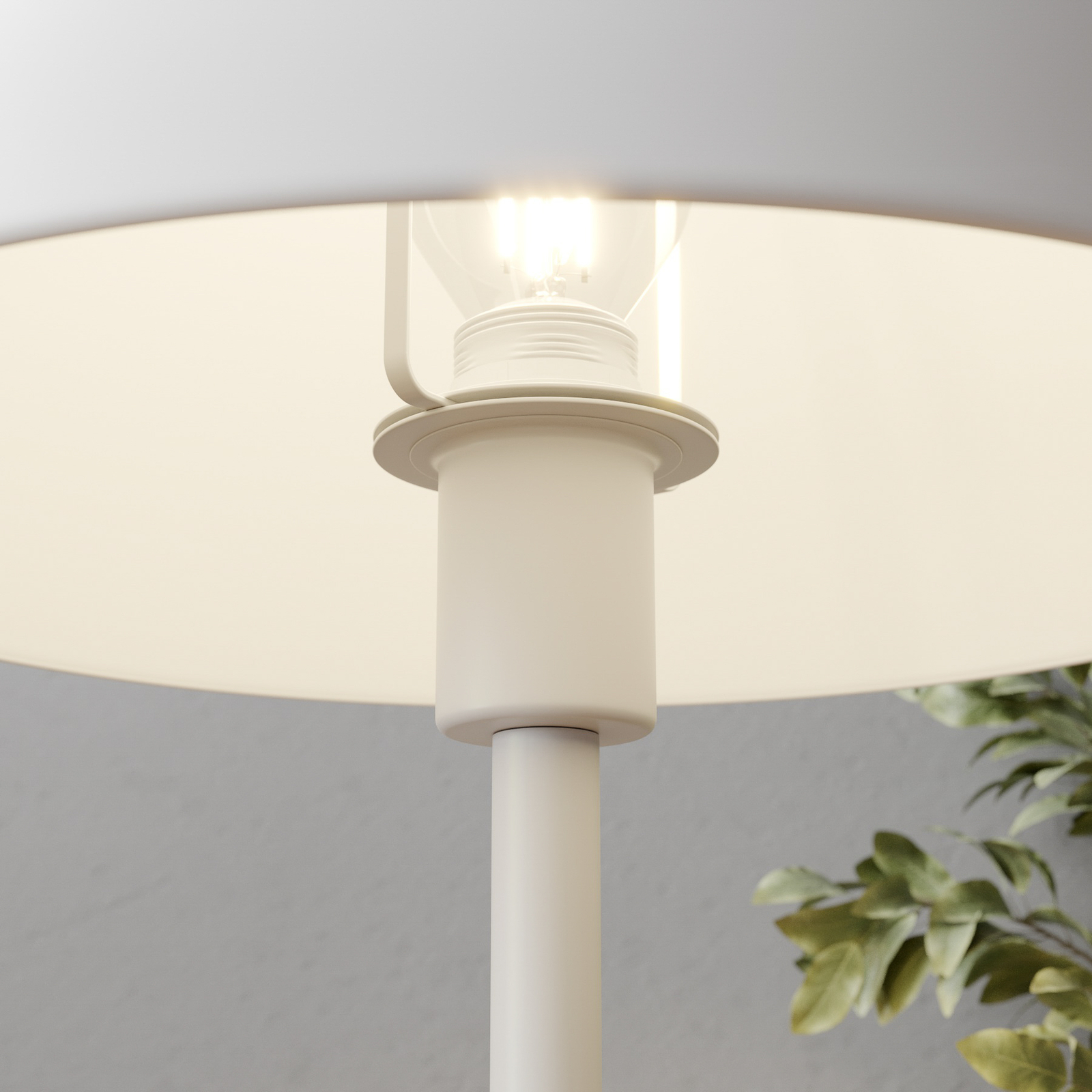 Dyberg Larsen Stockholm tafellamp E14, 43 cm wit