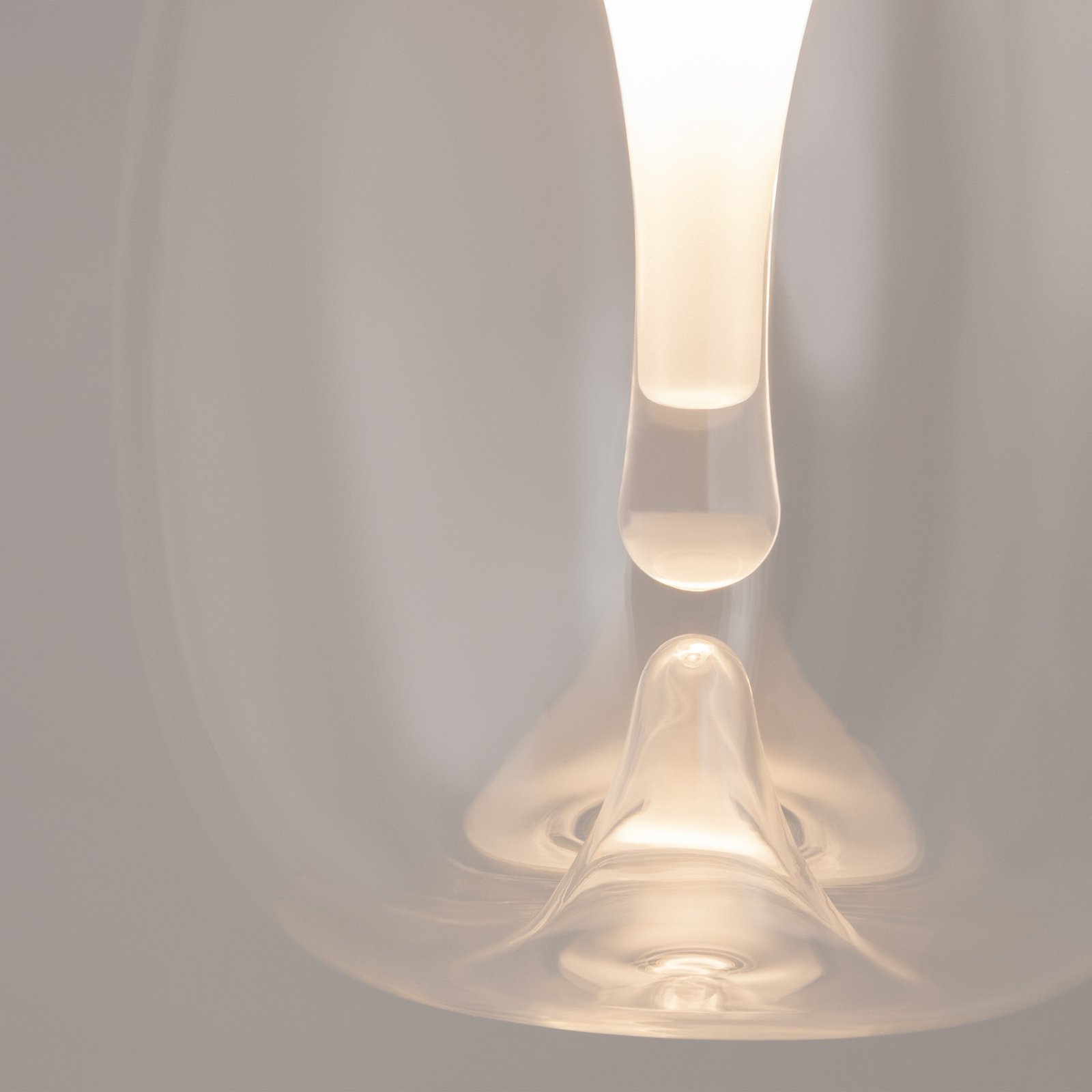 Maytoni LED hanglamp Splash, helder, Ø 20 cm, glas