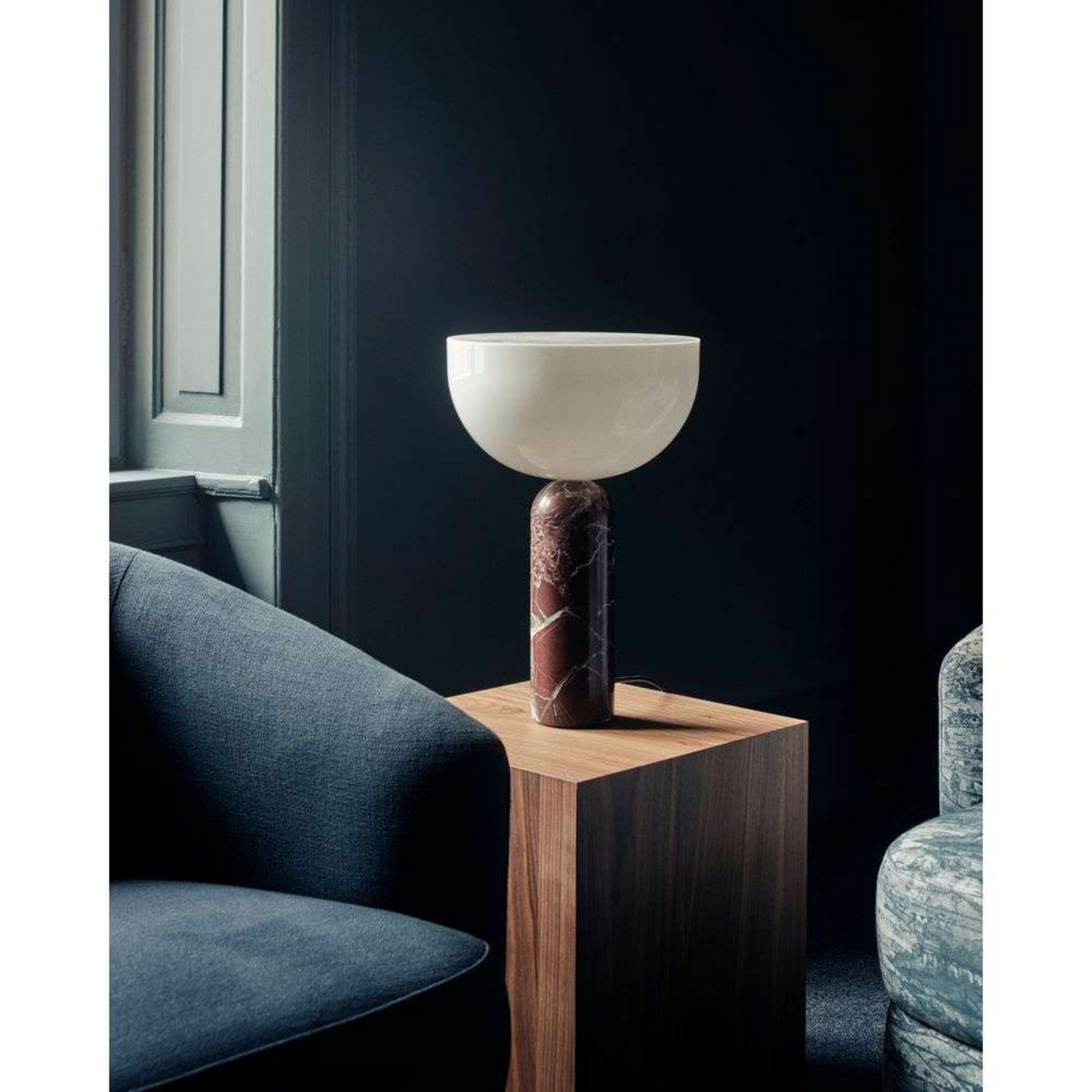 Kizu Bordslampa Large Dark Red - New Works