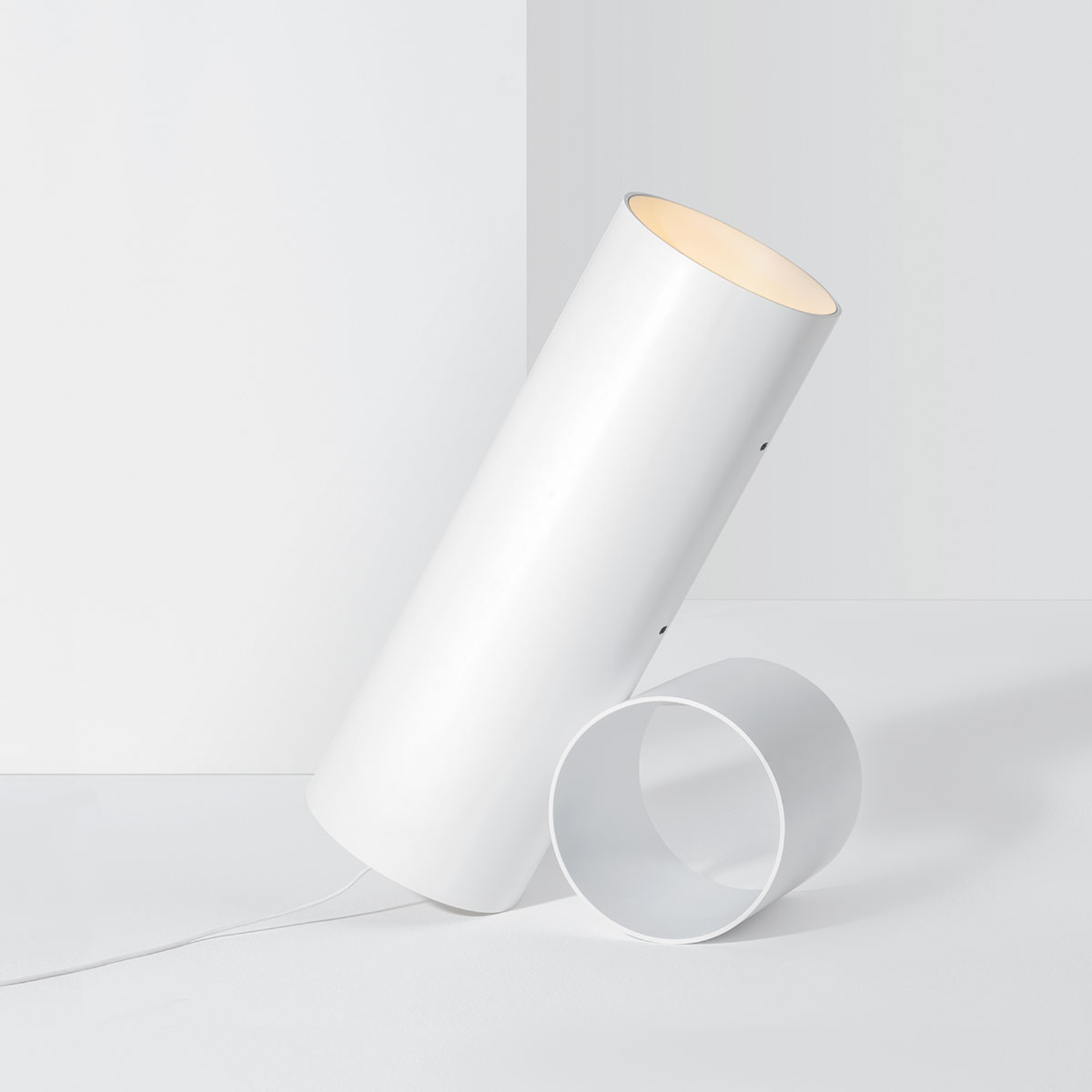 Candeeiro de mesa FLOS Sawaru LED, branco ajustável