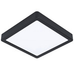 Fueva 5 LED ceiling lamp, IP20 black 4,000 K
