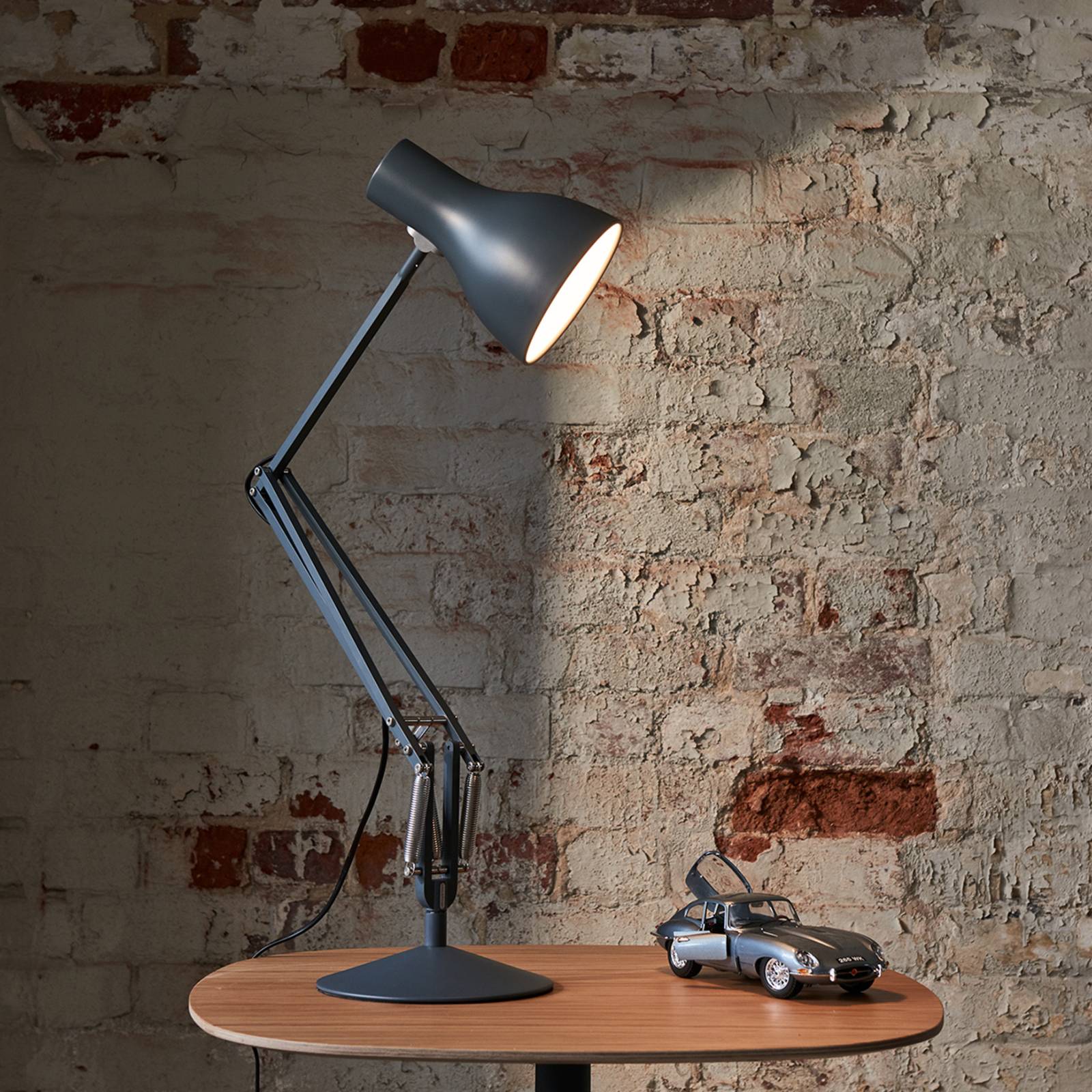 Anglepoise Type 75 lampa stołowa szary łupek