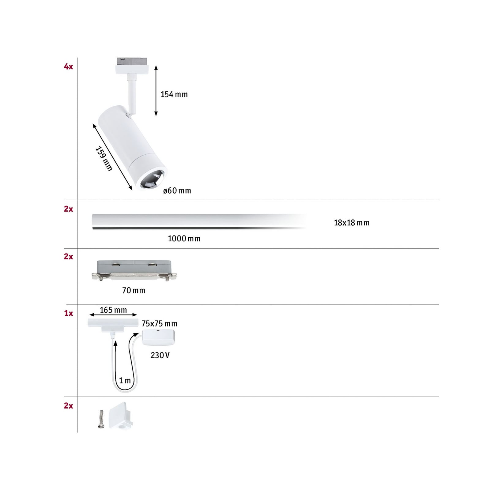 Set Paulmann Tarie, alb, alimentare prin cablu, Smart Home Set Paulmann Tarie, alb, alimentare prin cablu, Smart Home