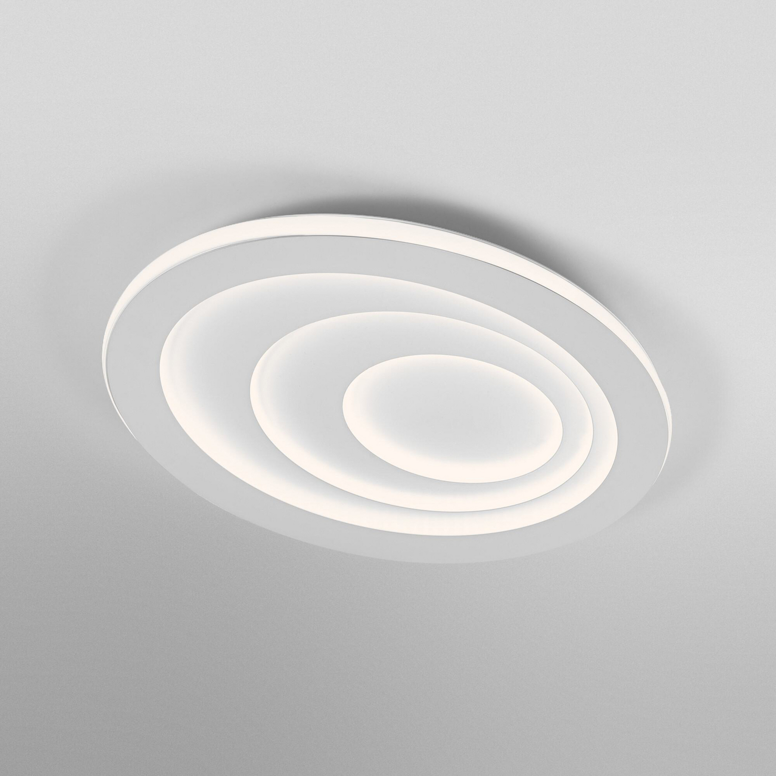 Lampa sufitowa LED OSRAM ORBIS SPIRAL OVAL, Ø 49 cm, biała, 37 W