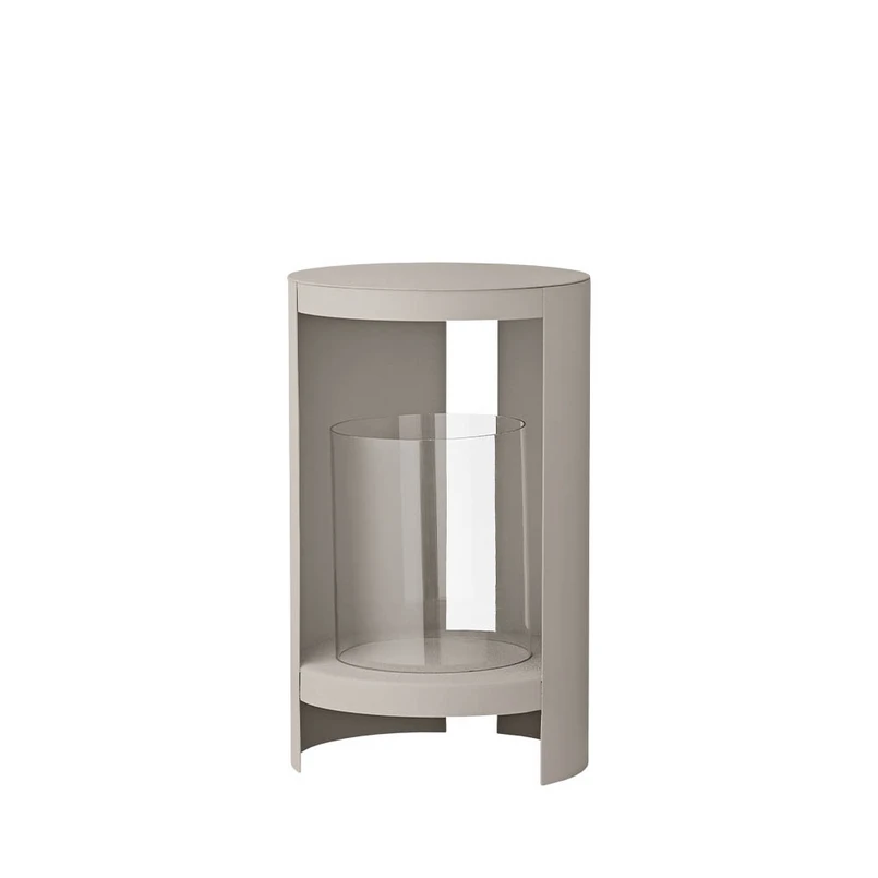 Produktfoto för AYTM - ORA lantern - Lykta - Taupe medium - Ø26,4 x H43,4 cm