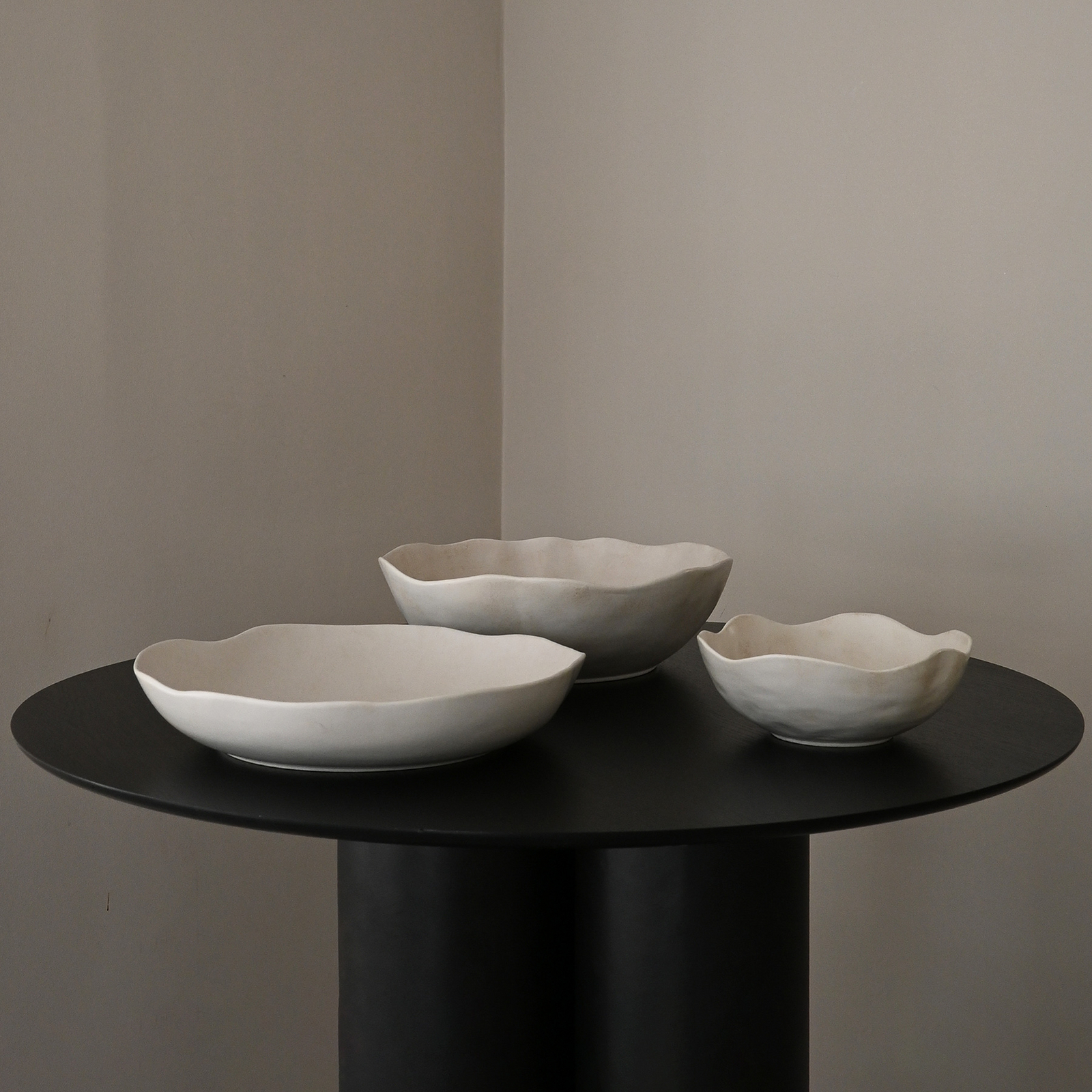 Miska Native, wysokość 16 cm, kamień, biała – 101 Copenhagen