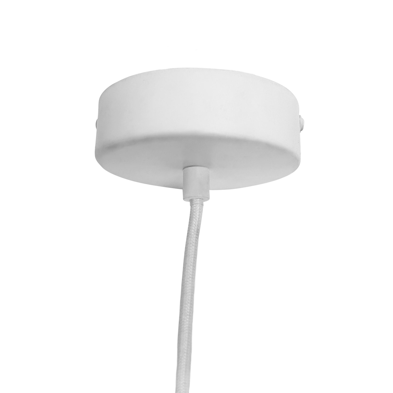 Lampă de suspendare Dyberg Larsen Wum Ø 18,5 cm alb