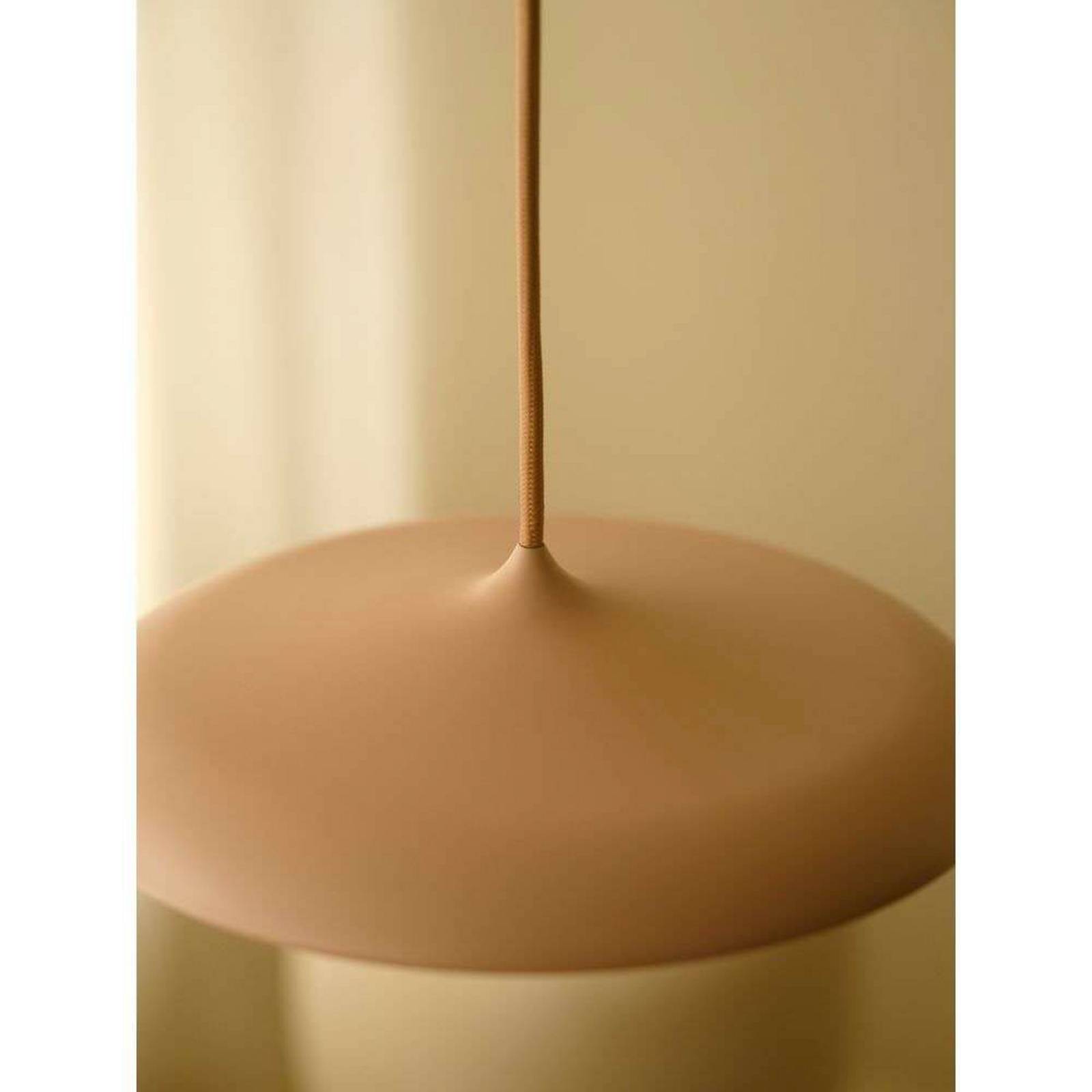 Lampa wisząca LED Artist, Ø 25 cm, kolor różowy, metal