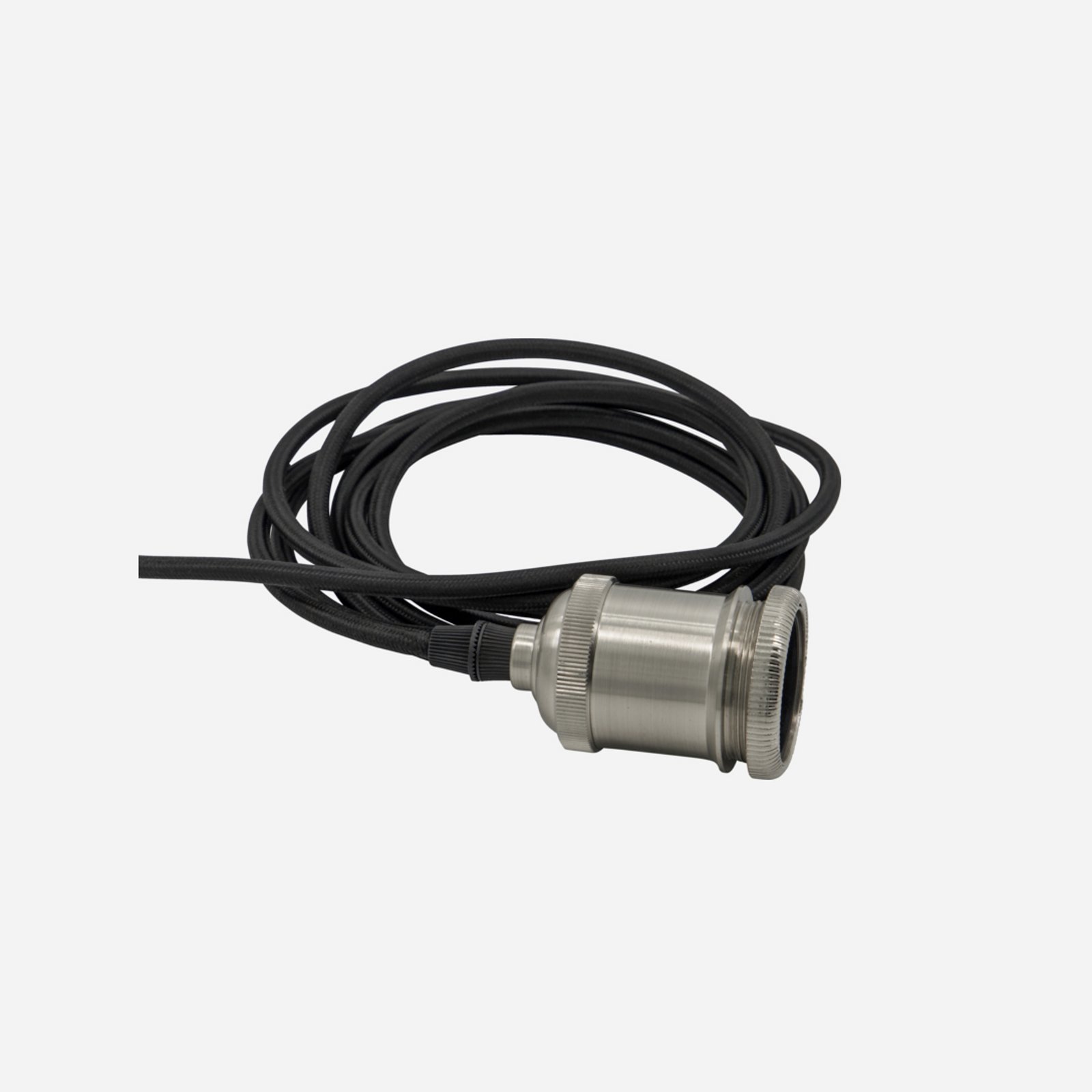 HDFly pendant light, silver/black, E27 - House Doctor