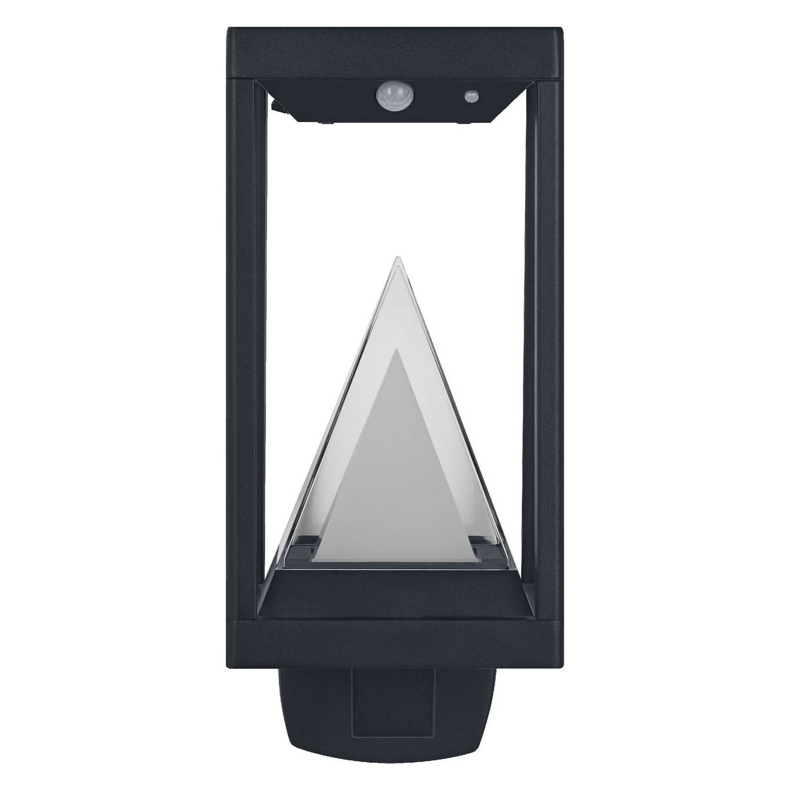OSRAM SMART+ kinkiet zewnętrzny LED-Solar ALPS, czarny czujnik