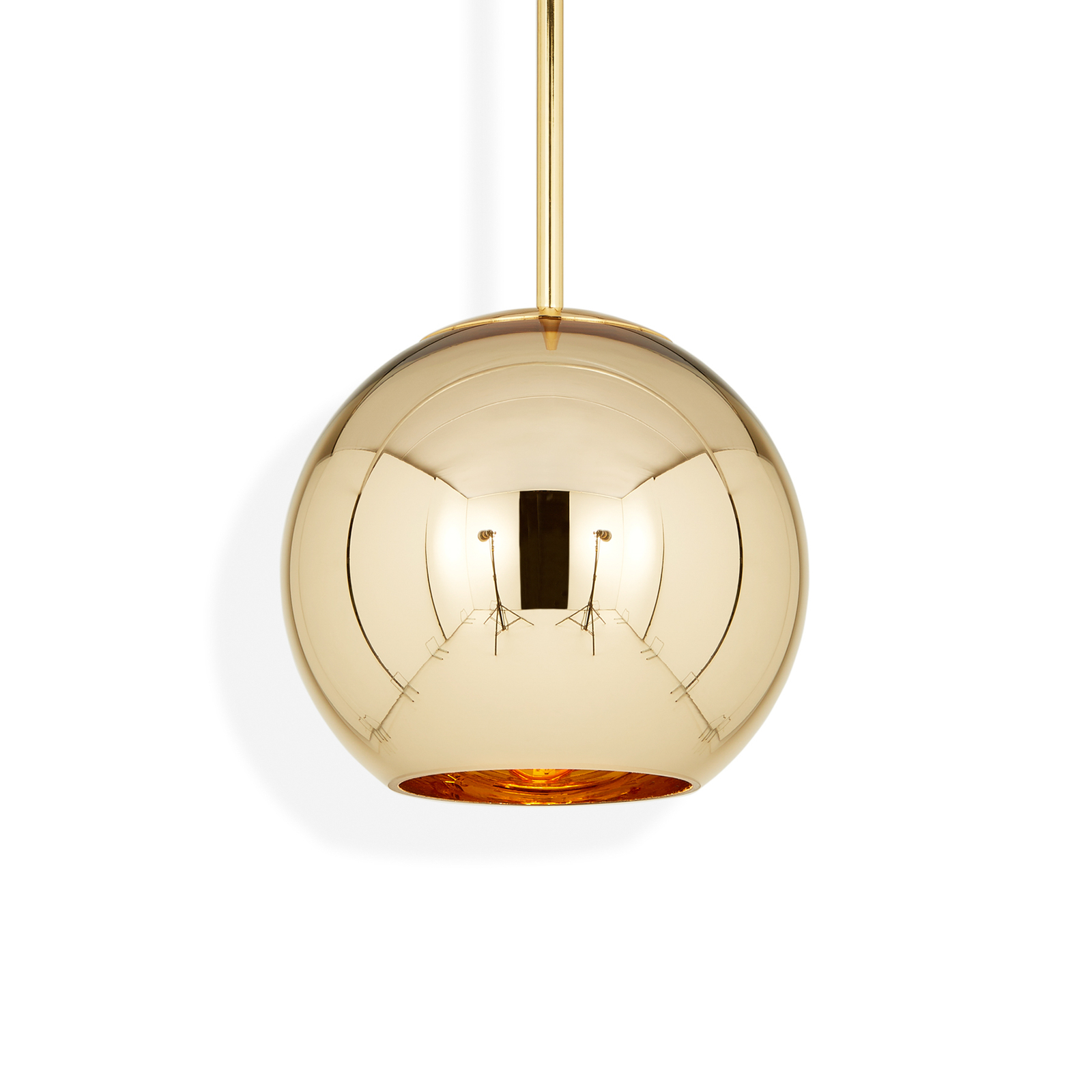 Tom Dixon Copper Round hanging light Ø 25cm copper
