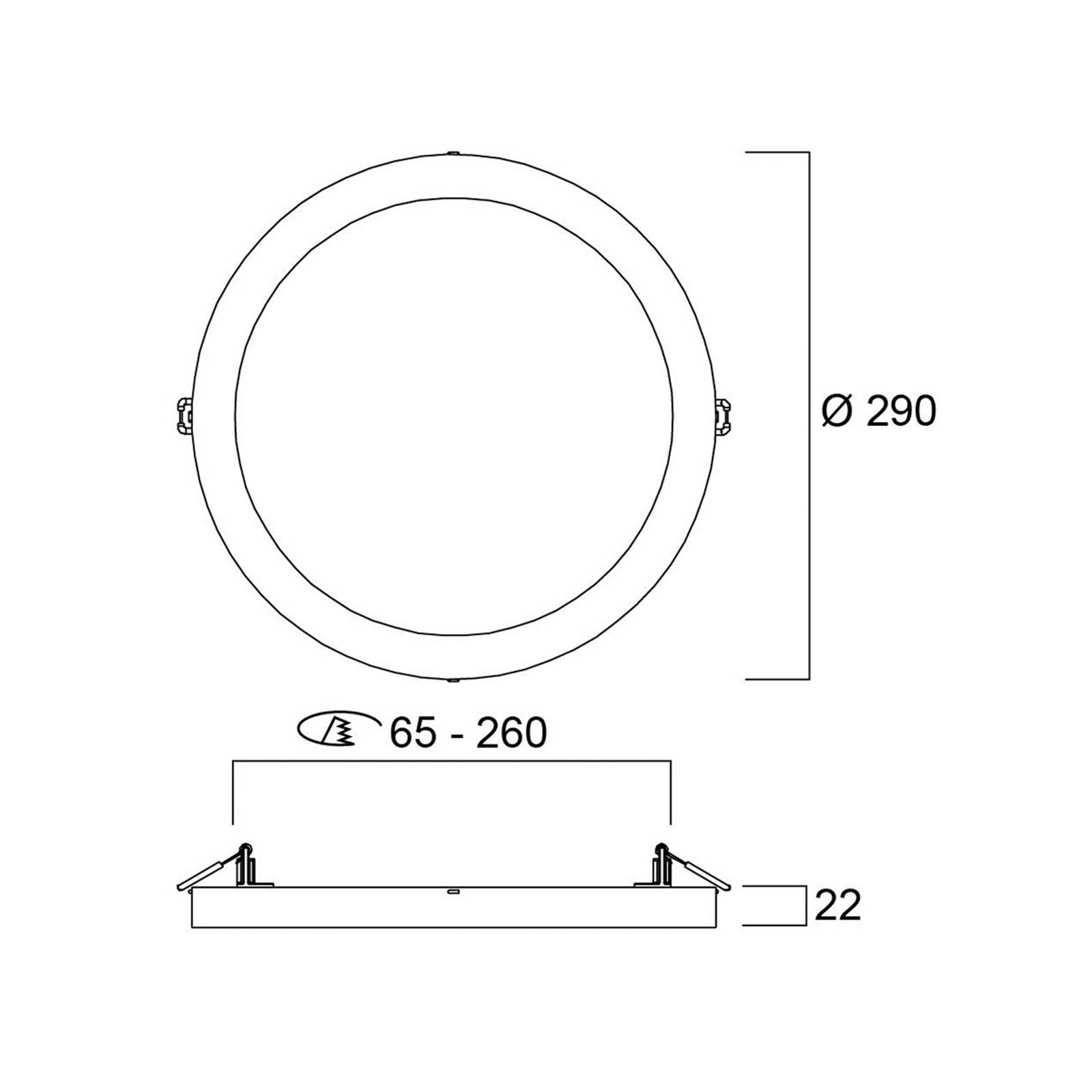 LED-Deckenleuchte START 5in1, weiß, Ø 29 cm, CCT, dimmbar günstig online kaufen