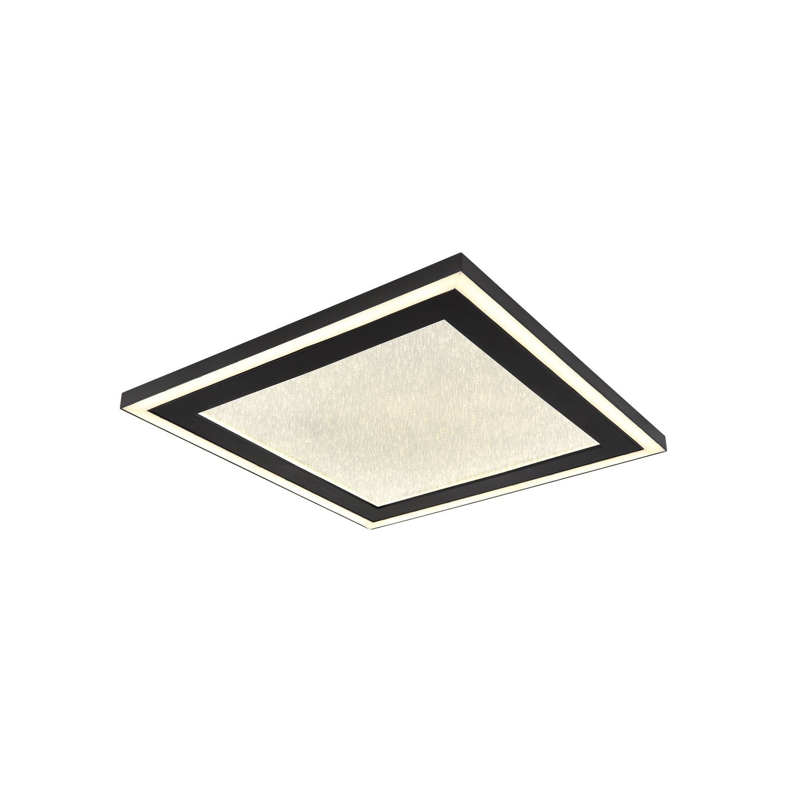 LED-Deckenlampe Davies, Kristalleffekt Länge 33 cm