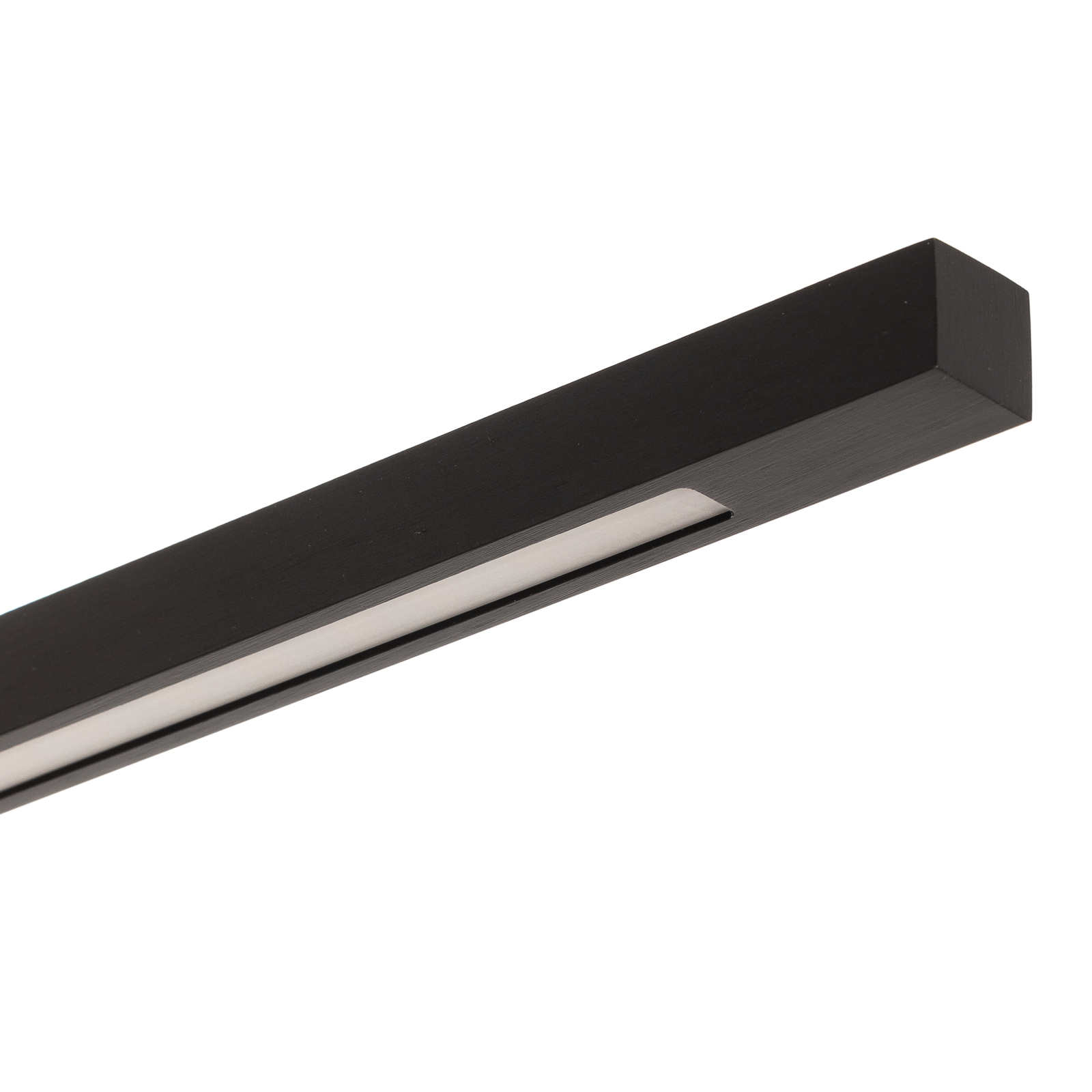 Quitani LED-bildelampe Tolu, svart, lengde 158 cm
