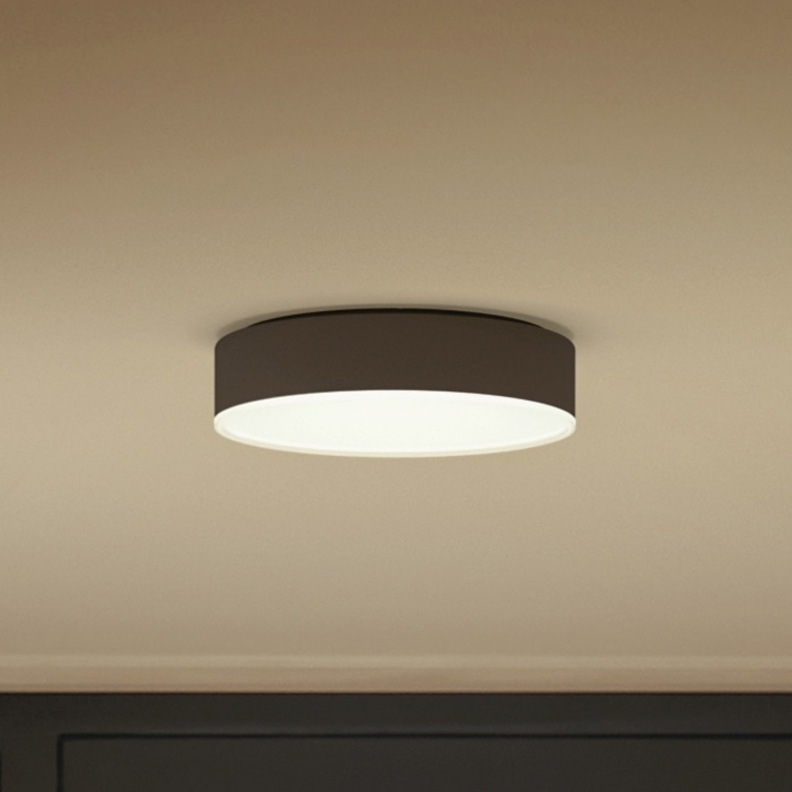 Philips Hue Enrave LED-Deckenlampe 26,1cm schwarz