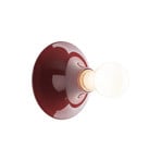 Artemide Deckenleuchte Teti, rubinrot, Ø 14 cm, E27