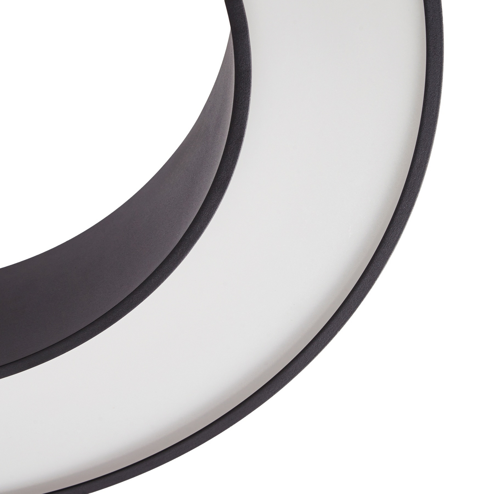 Sharelyn LED-Deckenleuchte, schwarz, Ø 60 cm, dimmbar, CCT - Arcchio