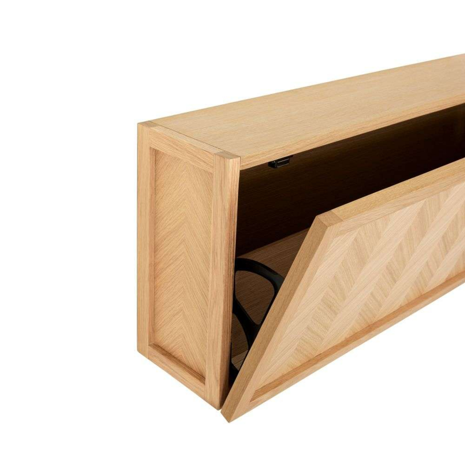 Herringbone Shoe Cabinet Large Natural - Hübsch