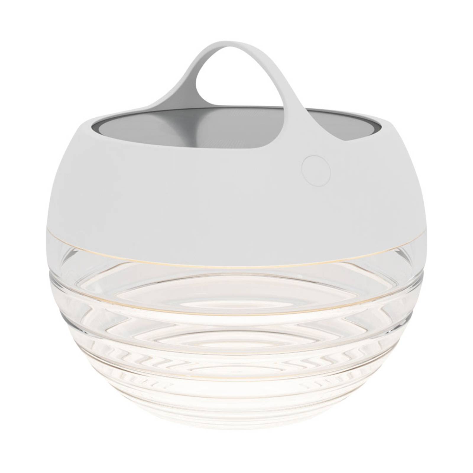 IP44.de aqu S LED solar light, height 23 cm white - Globe Light - dimmable - Modern