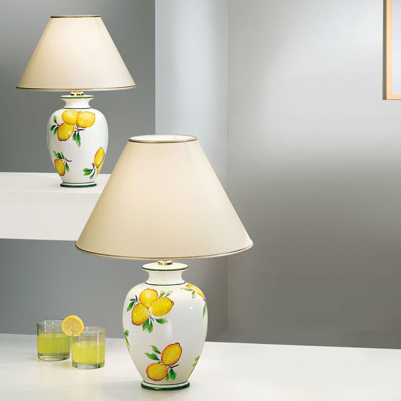Lampa stołowa Giardino Lemone, Ø 40 cm