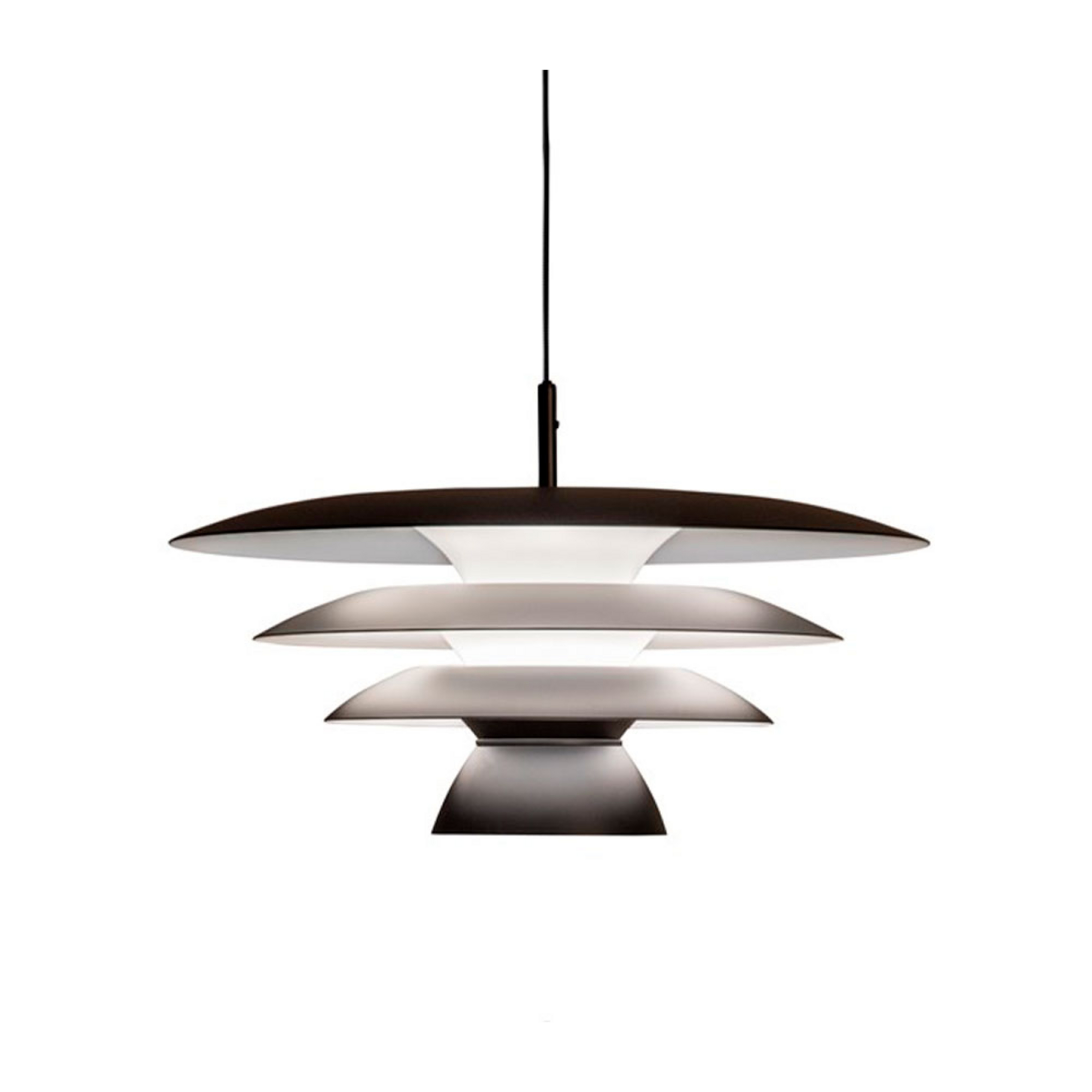 DaVinci Hanglamp Ø500 Mat Zwart/Mat Zwart - Belid