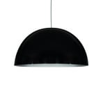 Oluce Hängeleuchte Sonora, schwarz, Kunststoff, E27