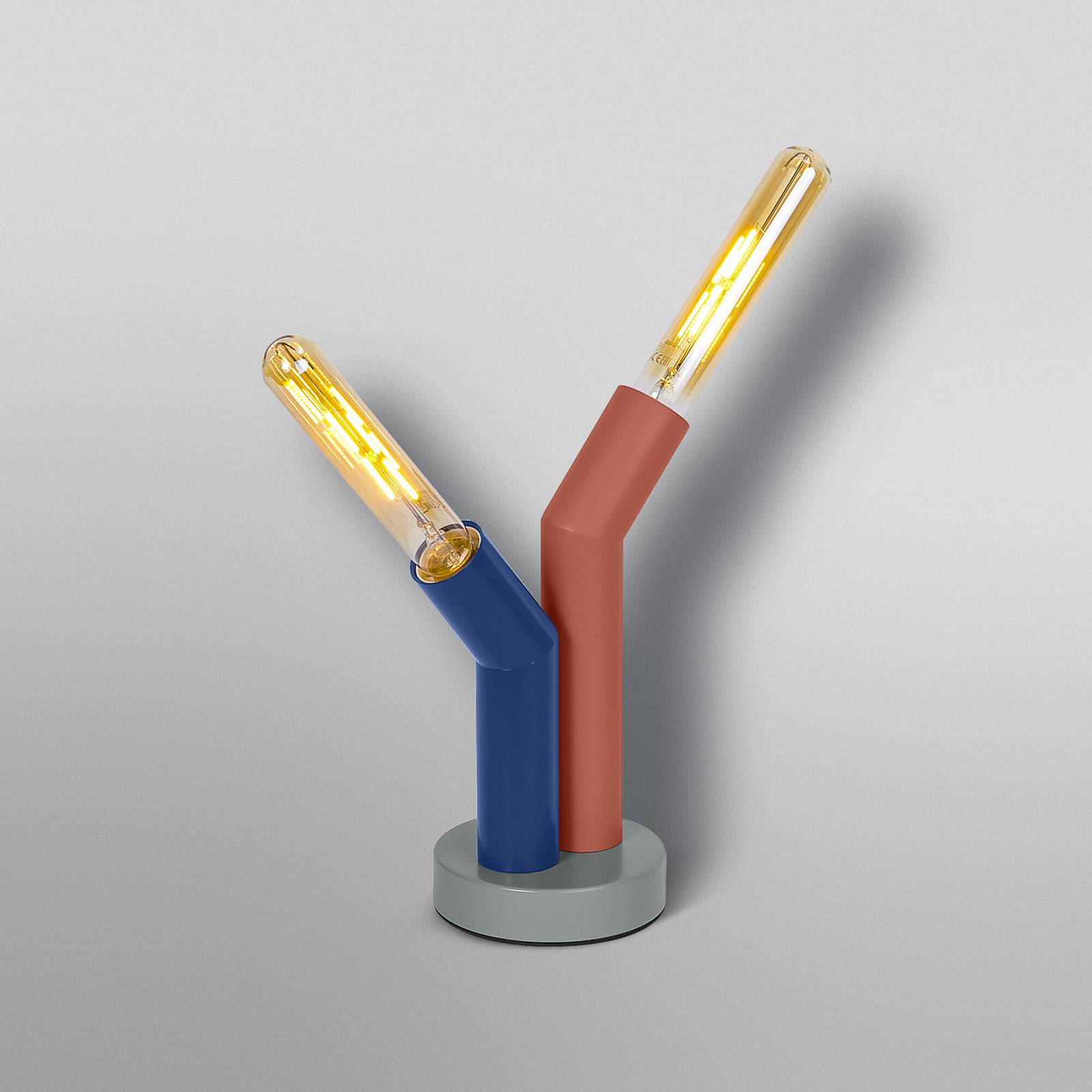 Lampa stołowa OSRAM Decor Straw, 2-punktowa, kolorowa, stal, E27